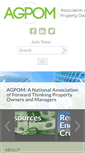 Mobile Screenshot of agpom.org